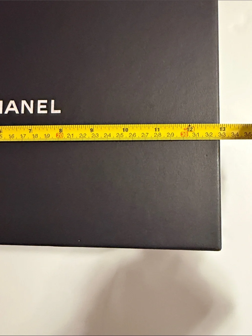 CHANEL Black Box with White Logo Size 13”X9”X5” EMPTY BOX